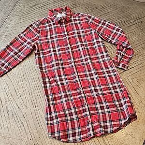 H&M Plaid cotton dress size 8-9